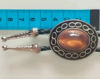Bolo-tie Ojo de Tigre Infinito.Corbata vaquera