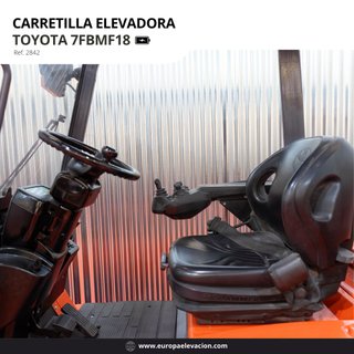 CARRETILLA ELEVADORA ELECTRICA TOYOTA 7FBMF18