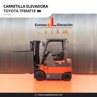 CARRETILLA ELEVADORA ELECTRICA TOYOTA 7FBMF18