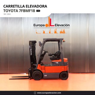 CARRETILLA ELEVADORA ELECTRICA TOYOTA 7FBMF18