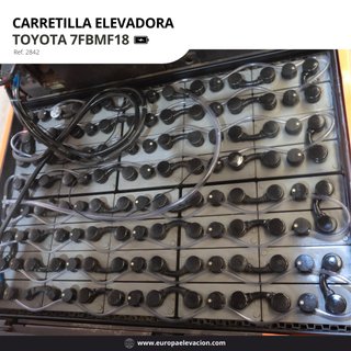 CARRETILLA ELEVADORA ELECTRICA TOYOTA 7FBMF18