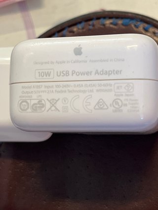 Caricabatterie Apple 10W USB