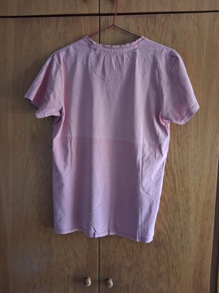 Camiseta rosa Sunset Creek de manga corta