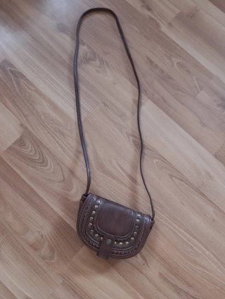 Bolso marrón Blanco con tachuelas