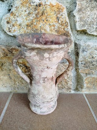 JARRON DE TERRACOTA ENVEJECIDO