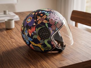 Casco Moto LS2 Taglia L Floreale