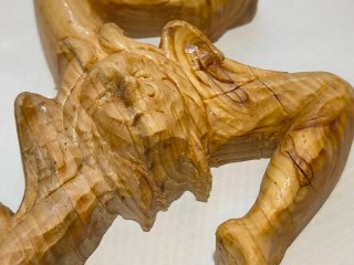 Trinacria Legno Cm.12 Scultura