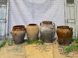 Tinajas de barro antiguas