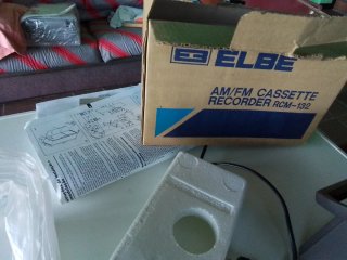 Radio Cassette Elbe RCM-132 Beige/Gris