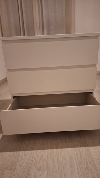 Cómoda MALM blanca IKEA