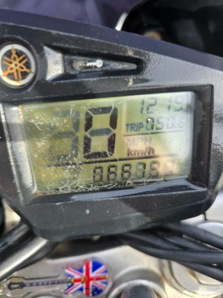 Yamaha XT 660 R Supermotard Negra