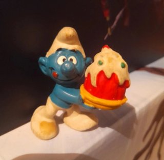 Puffo Pasticcere Vintage Anni '80