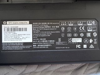 Monitor HP 27W 27" Full HD