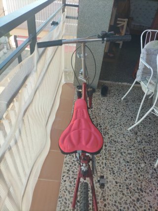 Bicicleta Plegable Roja mountain bike