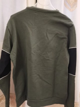 Felpa GIVOVA verde militare taglia 16 anni