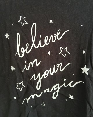 Primark Camiseta negra Talla 8-9 años