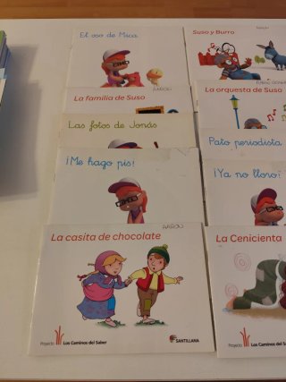 Colección libros Santillana lectura infantil.