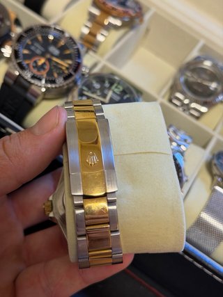 Rolex Oyster Perpetual Date Negro/Oro