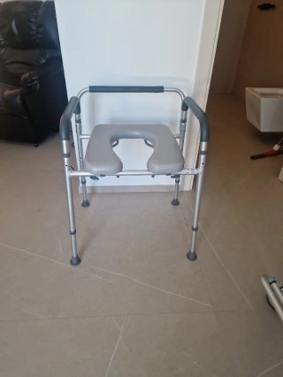 Silla de baño fija soporta hasta 188kg