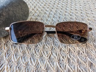 Gafas de Sol Montura Dorada Marrón