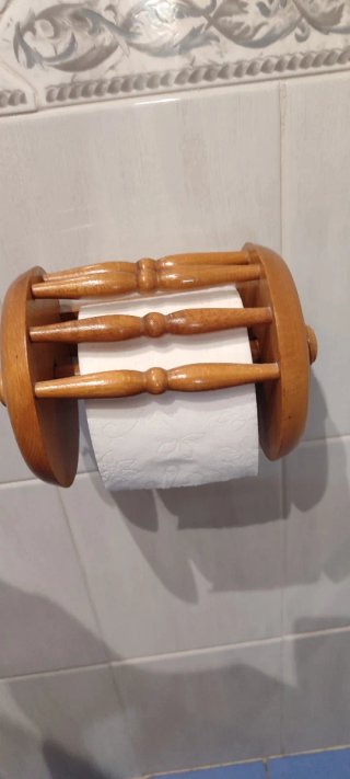 Conjunto baño clásico madera