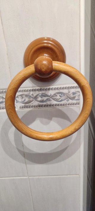Conjunto baño clásico madera