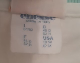 Polo Ellesse Bianco Azzurro Taglia L
