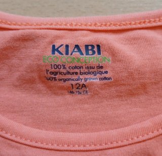 Kiabi Pijama corto Naranja Talla 12 años