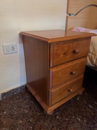 Armario madera alto, bajo y cómoda