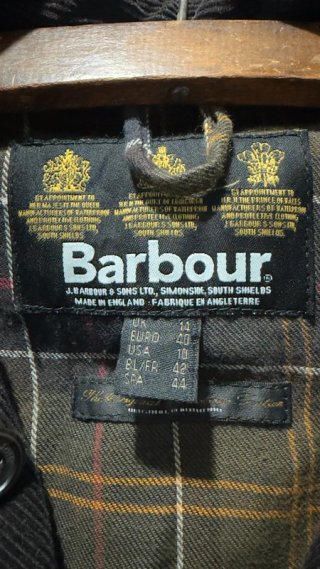 Barbour L2011 Chaqueta Talla UK14 Verde Oliva