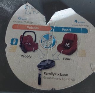 Maxi-Cosi Family Fix Silla Grupo 0+