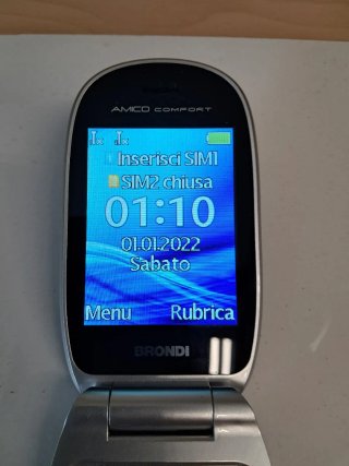 Cellulare Brondi Amico Comfort Argento