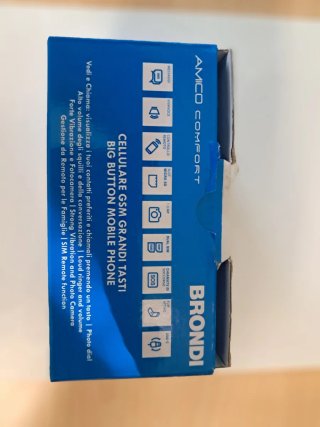 Cellulare Brondi Amico Comfort Argento