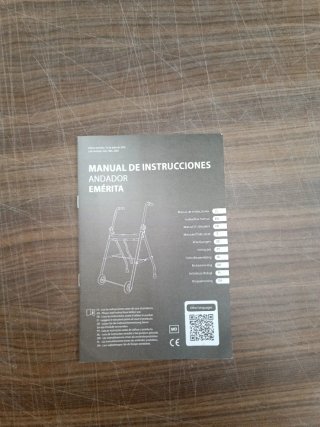 Andador de dos ruedas Mobiclinic Emérita Azul
