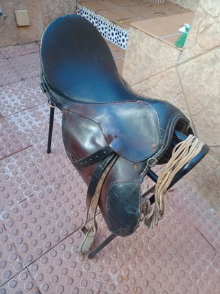 Montura inglesa cuero marrón