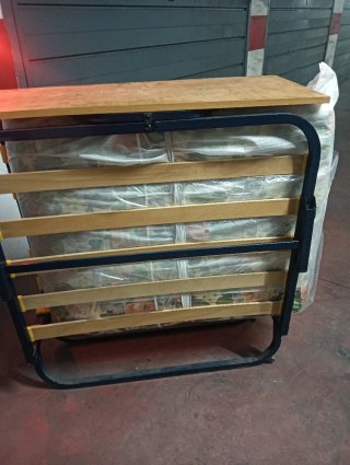 Cama Plegable con Colchón