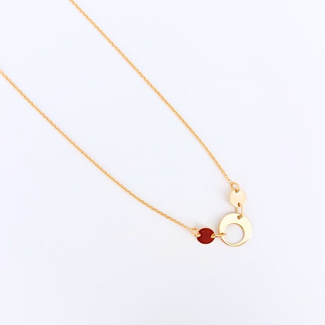 Cadena con Colgante Oro 18K, 2.03gr, 42cm