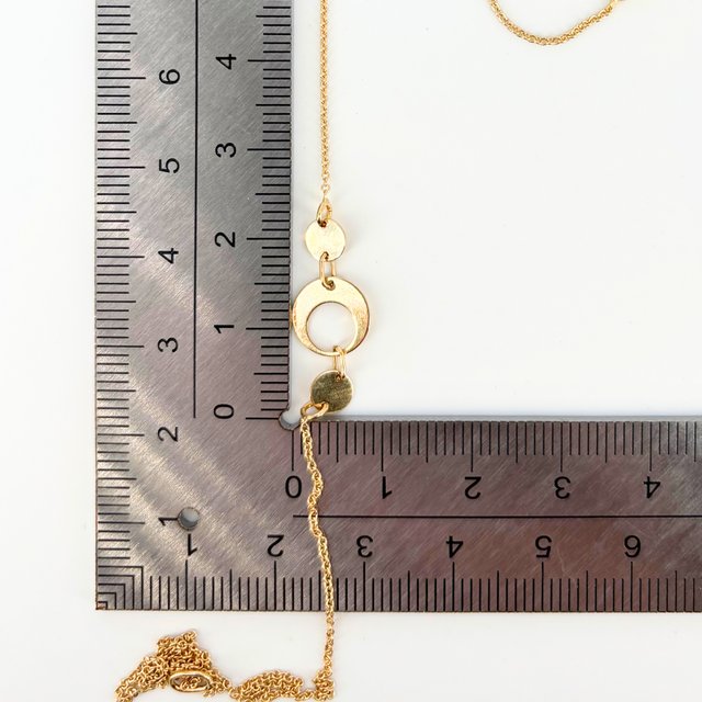 Cadena con Colgante Oro 18K, 2.03gr, 42cm