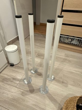 Patas escritorio IKEA ADILS blancas (4uds)