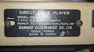Tocadiscos Macason SL-2000