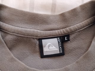 Sudadera Quiksilver gris y roja Talla L