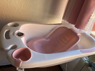Bañera para bebé con soporte