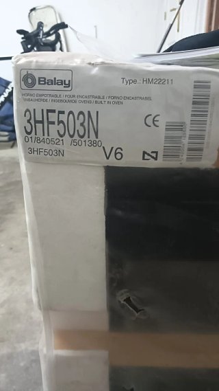 Horno Balay 3HF503N sin estrenar