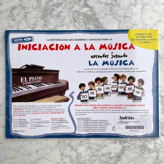 Libro de partituras Iniciación - El Piano