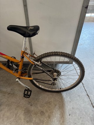 Bicicleta de Montaña MTB Naranja/Negra