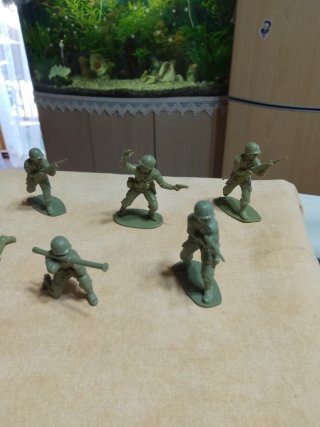 Airfix 1/32 soldatini american infantry plastica