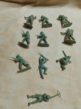 Airfix 1/32 soldatini american infantry plastica