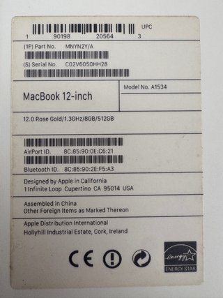 MacBook 12 Rosa Oro