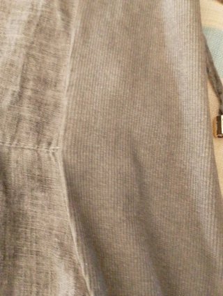 Vestido de  lino gris