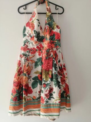 Vestido floral multicolor